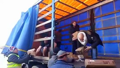 Delivering aid to Ukraine