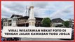 Viral Wisatawan Nekat Foto di Tengah Jalan Kawasan Tugu Jogja Saat Banyak Pengendara Lewat