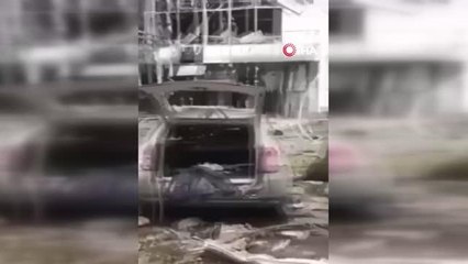 Harkov'daki Rus saldırıları büyük yıkıma yol açtı