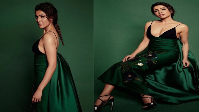 Samantha Ruth Prabhu Green Rap Gown पहनने पर हुईं Troll, Video Viral होते ही उड़ा मजाक | FilmiBeat