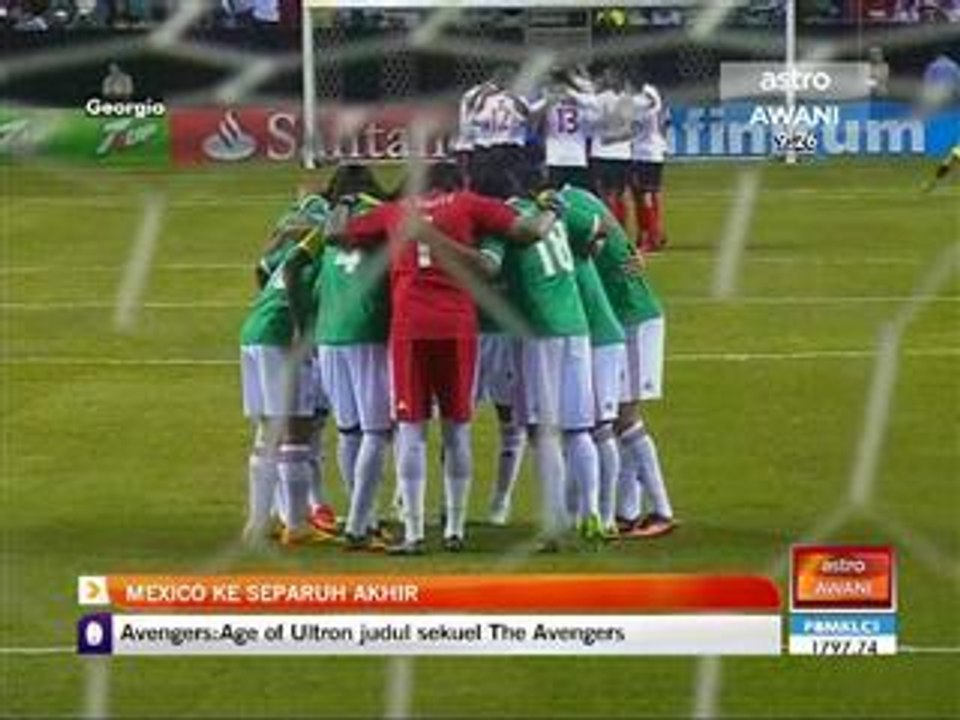 Piala Emas Concacaf: Mexico ke separuh akhir