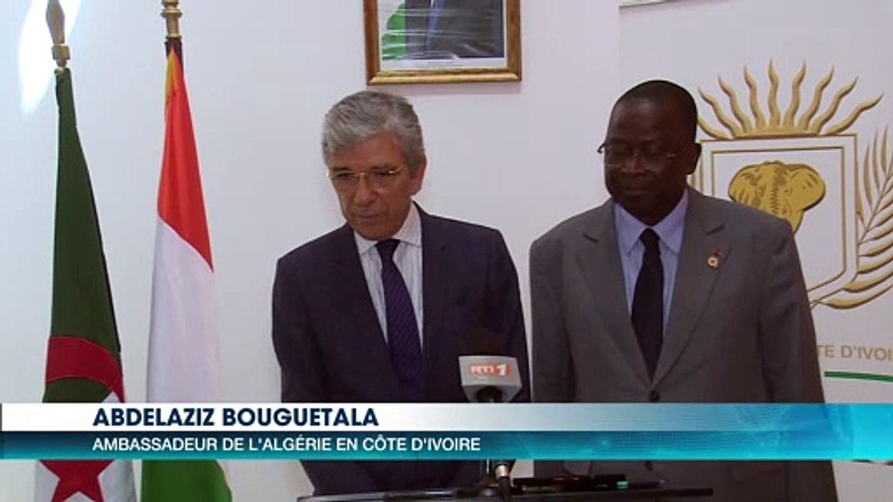 Sénat : Jeannot Ahoussou Kouadio échange avec l'Ambassadeur d'Algérie en Côte d'Ivoire