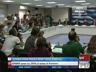 Jerman ikrar Greece akan terus dibantu
