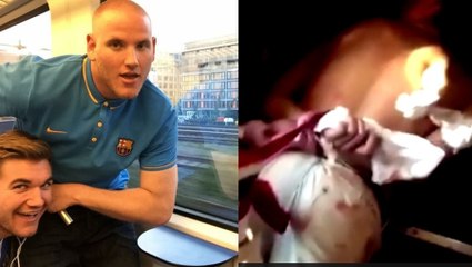 Attentat du Thalys : La vidéo de l'arrestation d'un terroriste par 2 soldats américains et un Français dans un train