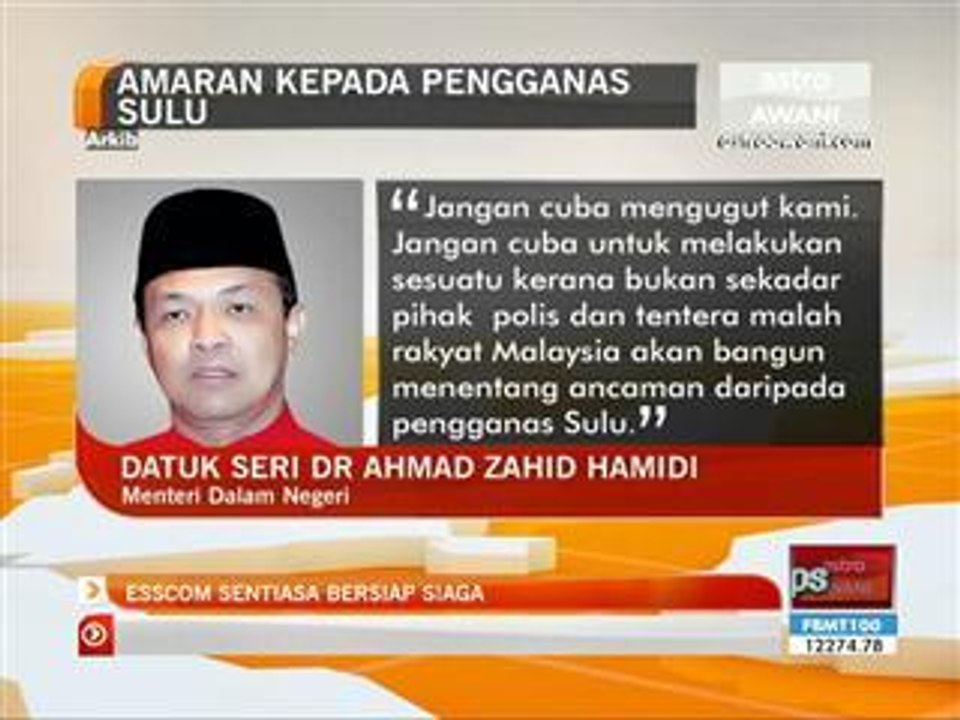 ESSCOM sentiasa bersiap siaga