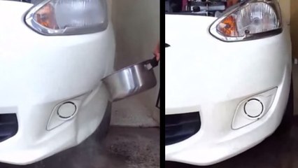 Comment réparer sa voiture avec de l'eau bouillante