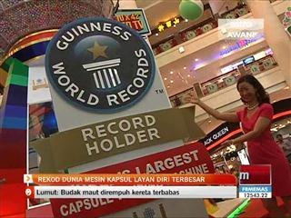 Rekod dunia mesin kapsul layan diri terbesar