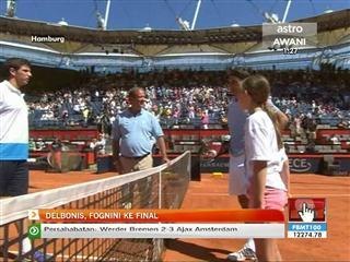Tenis Terbuka Jerman: Delbonis, Fognini ke final