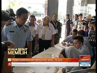Peratusan keluar mengundi awal 79.36%