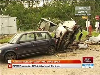 Aktiviti meletup batu yang luar biasa