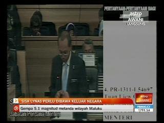 Sisa Lynas perlu dibawa keluar negara