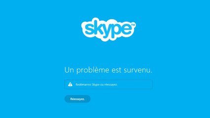 Skype : des problèmes de connexion liés à une panne mondiale