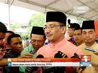 MAS sedia bawa pulang pelajar