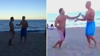 Après avoir insulté une femme et sa fille, il va recevoir une petite leçon de savoir-vivre