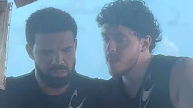 Drake Reacts to Hilarious Video of Jack Harlow Lurking Beside Him During Turks and Caicos Trip