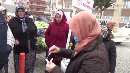 Boyabat'ta vatandaşlara kolon kanseri hakkında bilgilendirme yapıldı