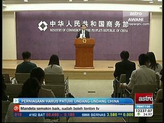 Perniagaan harus patuhi undang-undang China
