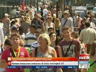 Gelombang panas landa England