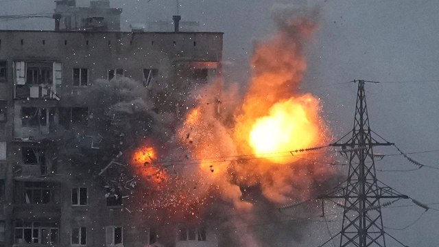 Russian forces target residential areas of Ukrainian cities and tighten grip on capital Kyiv