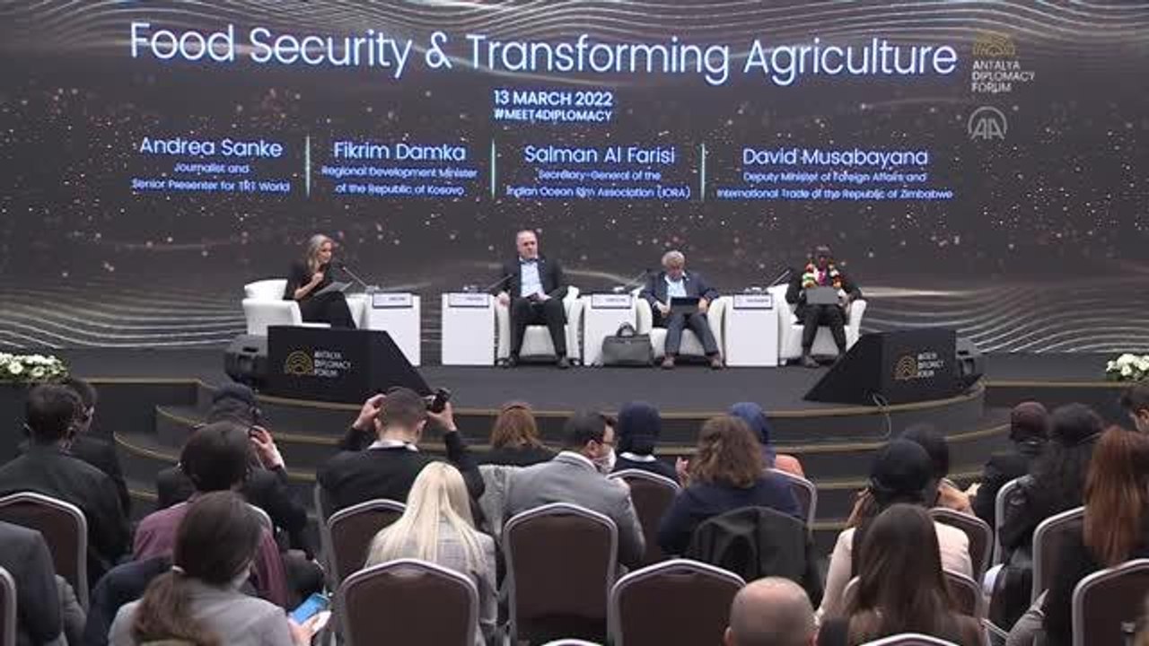Antalya Diplomasi Forumu 2022 - "Gıda Güvenliği ve Tarımın Dönüşümü" konulu panel