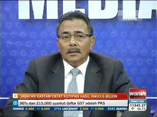 Jabatan Kastam catat kutipan hasil RM33.6 bilion