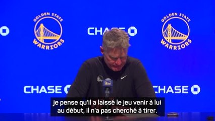 Warriors - Kerr : "Klay est très dur avec lui-même"