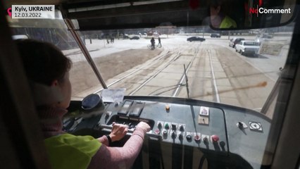Tram ride through wartime Kyiv stirs memories of lost city