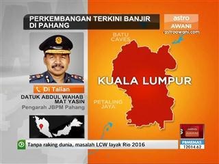 Perkembangan terkini banjir di Pahang (Khamis, 25 Dis, 12pm)