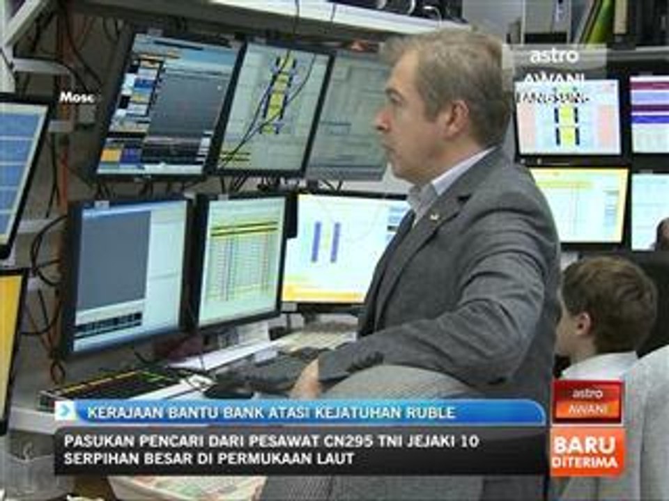Kerajaan bantu bank atasi kejatuhan Ruble