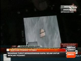 Serpihan pesawat AirAsia QZ8501 ditemui