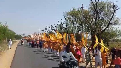 खाटूश्यामजी के भक्तों से अटे रास्ते, 50 किलोमीटर तक गूंज रहे जयकारे