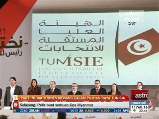 Parti Nidaa Tounes menang pusingan kedua pilihan raya Tunisia