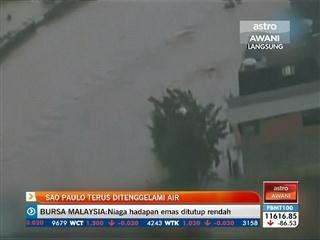 Sao Paulo terus ditenggelami air