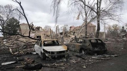 Watch | Missile attack by Russian troops destroy Vasylkiv military airbase