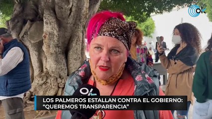 Los palmeros estallan contra el Gobierno: "Queremos transparencia"