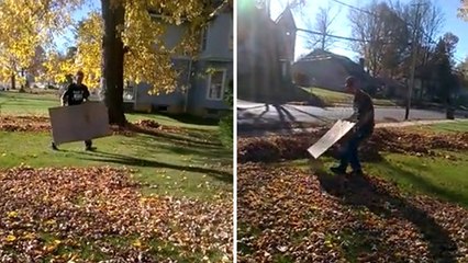 Voici l'astuce ultime pour ramasser les feuilles mortes