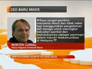 Morten Lundal dilantik CEO baru Maxis
