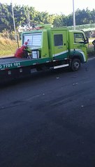 Acidente entre caminhões deixa um ferido no Contorno