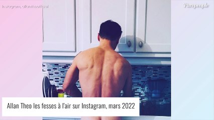 Allan Theo en couple : les fesses à l'air, il prône... le partage des tâches ménagères !