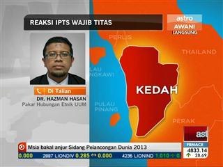Reaksi IPTS wajib TITAS