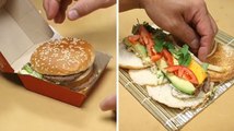 Ce chef japonais réalise des sushis à partir… d'un burger !