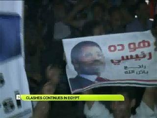 Clashes continues in Egypt