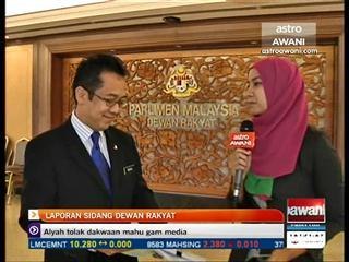 Laporan sidang Dewan Rakyat Isnin