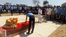 Funeral of Air Force Jawan