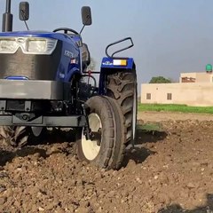tractor Driving On Without Driver