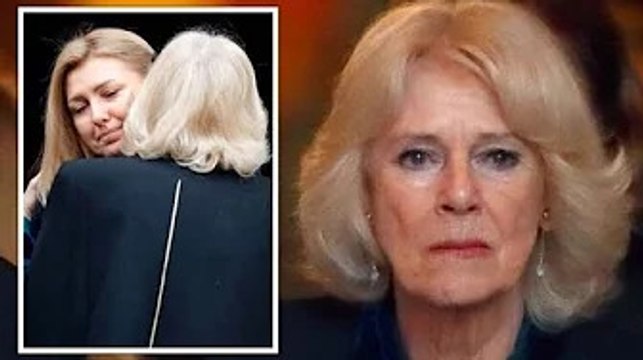 Camilla ‘holding back tears’ in emotional meeting with Ukrainian ambassador’s wife