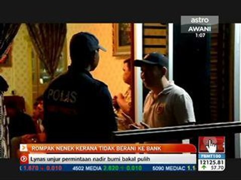 Rompak nenek kerana tidak berani ke bank