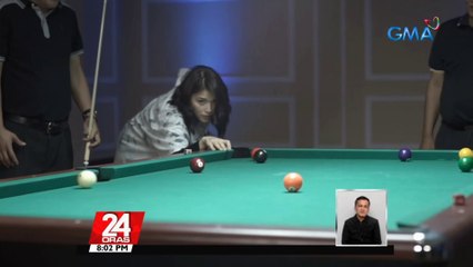 "Bolera" star Kylie Padilla, nakipagtagisan ng pool skills laban sa billiard champs kabilang si Efren "Bata" Reyes | 24 Oras