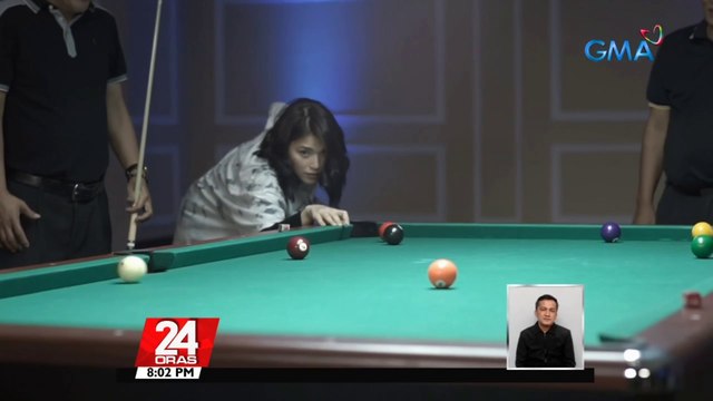 Bolera star Kylie Padilla, nakipagtagisan ng pool skills laban sa billiard champs kabilang si Efren Bata Reyes | 24 Oras