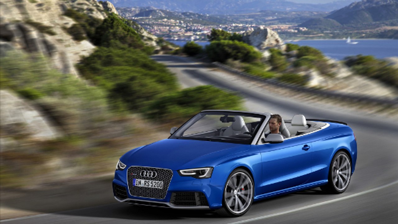 Essai Audi RS5 Cabriolet - Prix, fiche technique, vidéo d’une sportive qui donne des frissons